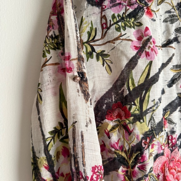 Aratta Silent Journey Meant To Keep Shirt Tunic Women’s Size Medium FLAWED - Picture 8 of 16